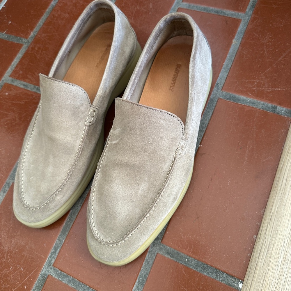 Suit Supply Men's Beige Loafers